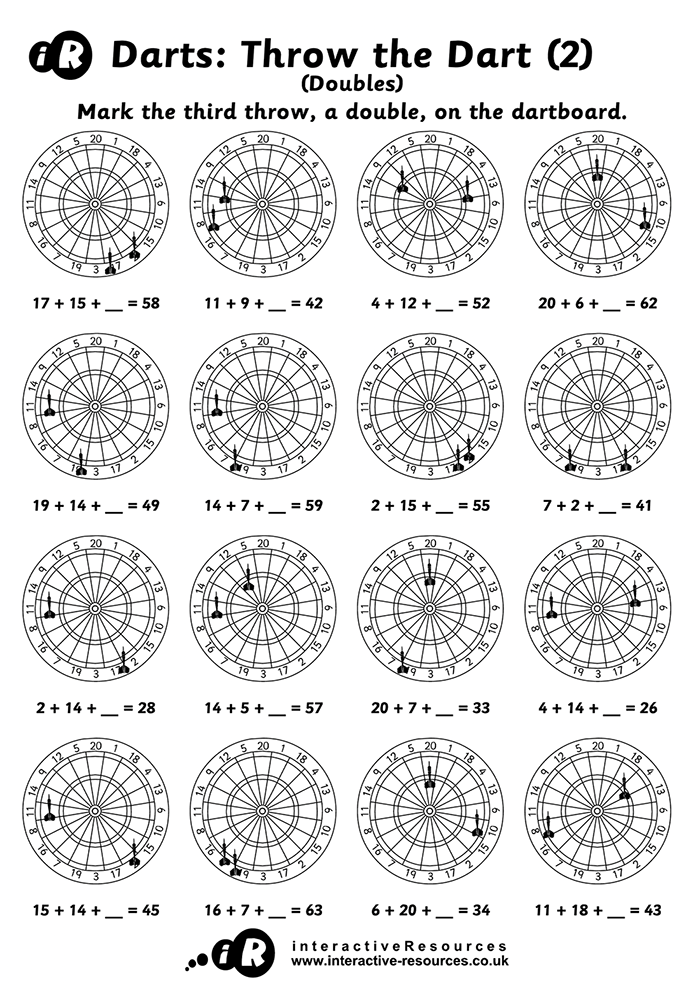Darts: Scores on the board (2)